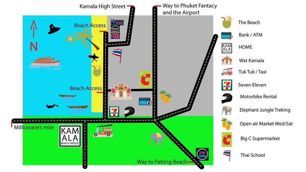 Kamala Beach House - 1 Min Walk To Beach Luaran gambar